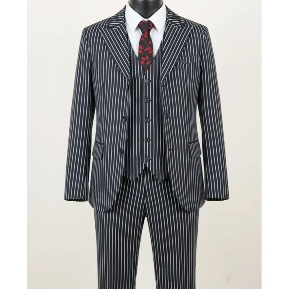 Gomez Addams Cosplay Costume Set - 5 Pieces - Size M